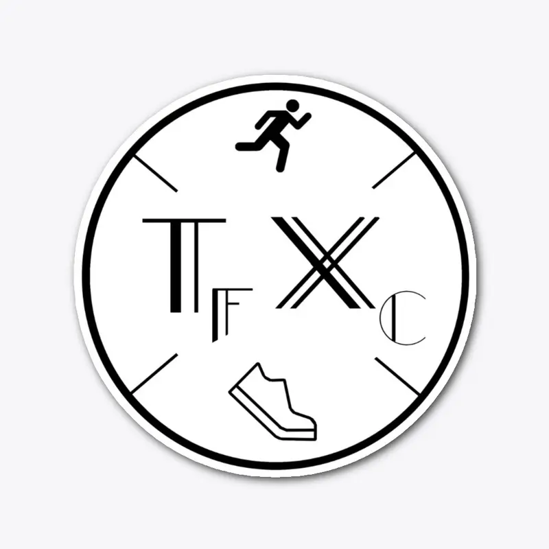 TF XC Circle Logo Die-Cut Sticker